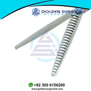 กรรไกรซอยขนสัตว์เลี้ยงขนาด 8.0 นิ้ว สำหรับตัดแต่งขนสุนัข ผลิตจากเหล็กญี่ปุ่น 440c - Product Image 3