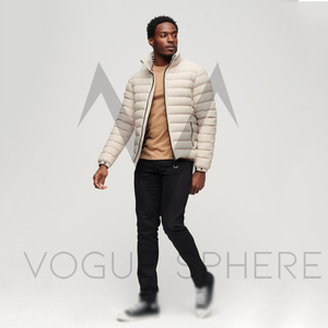 Chaqueta de Algodón Cálida de Fábrica con Capucha y Cuello Alto, Diseño de Color Sólido, Chaquetas de Invierno Acolchadas de Alta Calidad para Hombre - Product Image 5