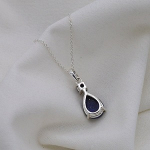 Colgante de Plata de Ley 925, piedras preciosas de ónix verde, accesorios para mujer, regalo de boda perfecto con joyería colgante estampada 925 - Product Image 6