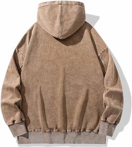 Pulls à capuche en chenille de qualité supérieure pour hommes, broderie, coton mélangé, polaire, imprimés basiques pour l'hiver, personnalisables - Product Image 4