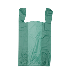 Venta al por mayor Gracias Bolsas para camisetas Bolsa de compras de plástico personalizada con logotipo Bolsas de plástico transparente con asas para alimentos y verduras - Product Image 3