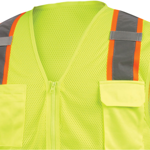 New Best Selling Customized Logo Plus Size Casual Autumn Breathable Waterproof Safety <b>Vest</b> for Men 100% Polyester - Product Image 3