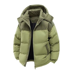 Custom Unisex Coated Puffer Jacket Waterproof Windproof <b>Camouflage</b> High Street OEM Wholesale Manufacturer - Product Image 6