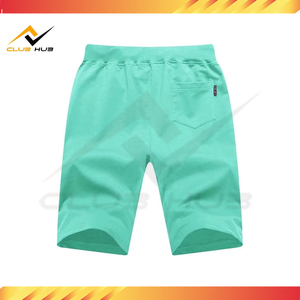 Pantalones cortos atléticos de diseño personalizado para hombre, estilo Hip Hop, con bolsillos, patrón a cuadros, 100% algodón, cierre con cordón, secado rápido, transpirable - Product Image 3