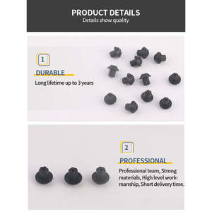 16-Piece WB2K101 Range Burner Grate <b>Kit</b> Rubber Feet Brass Steel Gas for General <b>Electric</b> Models WB02T10461 AP2622260 PS241358 - Product Image 3