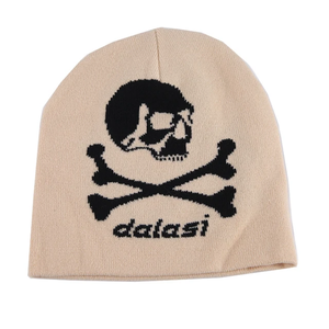 Gorro de invierno con logotipo bordado de Jacquard personalizado Unisex, nuevo estilo, gorro acrílico hecho a mano con estampado completo para viajes - Product Image 5