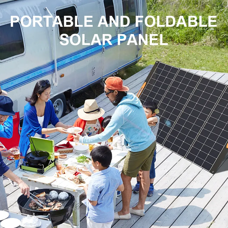 400W נייד עמיד למים ETFE פאנל סולארי מתקפל אנרגיה ירוקה חדשנות סולארית עבור קמפינג חיצוני טיולי פאנל פוטו-וולטאי