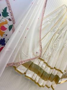 PARA ESTA PRÓXIMA TEMPORADA DE NAVARATRI, NUESTRO EXCLUSIVO LEHENGA CHOLI REVERSIBLE DE ALGODÓN MODERNO COMPLETAMENTE COSIDO - Product Image 5