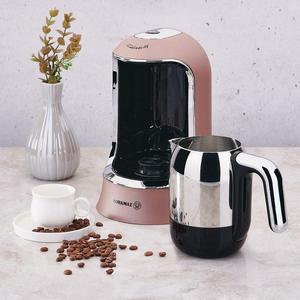Korkmaz A860-06 Kahvekolik Rosagold/macchina da caffè cromata - Product Image 3