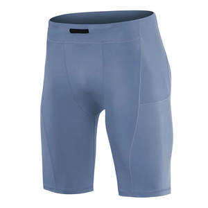 Pantalones Cortos de Compresión para Hombre de Alta Calidad al Por Mayor, Transpirables y de Secado Rápido para Gimnasio y Running - Product Image 1