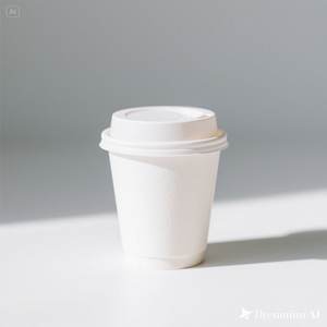 Gobelet en papier écologique avec couvercle 12 oz 100 Packs - Product Image 2