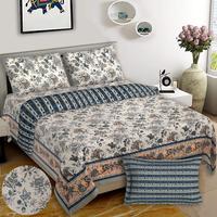 Draps de lit 100% coton faits sur mesure dans différents designs et différentes tailles en couleur marron paisley beaux draps de lit conçus