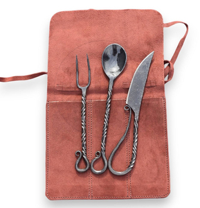 Couteau forgé fait à la main couverts couteau Viking ensemble médiéval couverts forgés à la main médiéval ensemble Unique prix de gros - Product Image 1