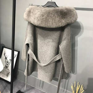 Vente chaude hiver Double couche 100% coton Varsity veste avant Logo grande taille respirant séchage rapide manteau pour hommes - Product Image 2