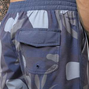 Short de planche de surf de plage pour homme Tissu anti-rides à texture de toile Taille moyenne Spandex Stretch Eco-Friendly Comfort Fit - Product Image 5