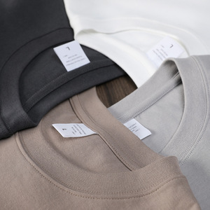 Camiseta de algodón 100% del fabricante, camiseta personalizada en blanco al por mayor, camiseta con hombros caídos para hombres - Product Image 1