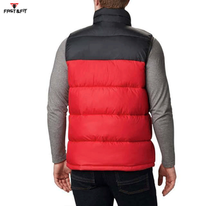 Gilet d'hiver d'extérieur coupe-vent respirant, veste sans manches décontractée à capuche et coupe-vent - Product Image 2