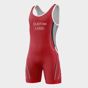 Trajes de Lucha Libre Unisex Profesionales de Alta Calidad Personalizados, Venta al por Mayor de Fábrica, Logotipo Frontal, Spandex/Poliéster con Característica Elástica - Product Image 1