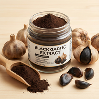 Poudre d'extrait d'ail noir premium SAC 0,1%-1% Haute pureté Complément alimentaire naturel à base de plantes Polyphénols Testé par HPLC pour la santé alimentaire