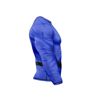 Proveedor de fábrica Sublimación personalizada Jiu Jitsu brasileño Manga larga Rashguard Diseña tu propio logotipo de surf Mma Rashguard para hombres - Product Image 4