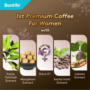 Manja กาแฟสำเร็จรูปพร้อม Manjakani & kacip Fatimh ครีมเปรี้ยวมีคาเฟอีน1กล่อง - Product Image 4