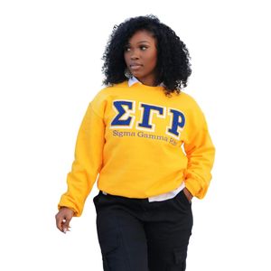 Oro Vintage Varsity Unisex Sudadera Premium Algodón Pullover Sorority Wear Casual Outfit School Event Ropa - Product Image 1