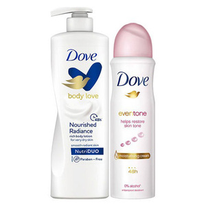 Loción Corporal Dove Body Love Deeply Restoring con Aceite de Coco y Manteca de Cacao 13.5 fl Oz para exportación - Product Image 2