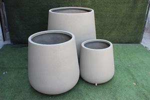 Elegante maceta redonda FRP resistente a los rayos UV para oficina en casa y jardín maceta al aire libre para plantas de terraza - Product Image 4