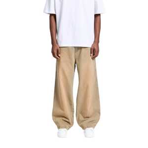 กางเกงยีนส์ทรงหลวมสำหรับผู้ชาย, กางเกงยีนส์สำหรับผู้ชายทรงขากว้างทรงตรงใส่เล่นสกปรกไซส์ใหญ่พิเศษ - Product Image 4