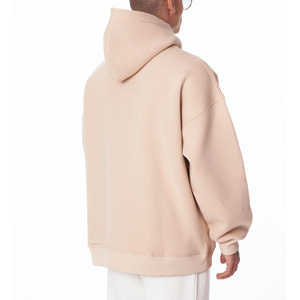 2025มีฮู้ดแบบกำหนดเองสำหรับผู้ชายโอเวอร์ไซซ์เสื้อผ้าแนวสตรีท Boxy แบบครอปเทอร์รี่ฝรั่งเศส - Product Image 2