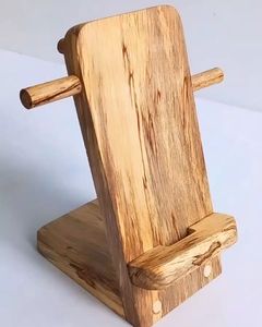 SU MESA DE OFICINA DE MADERA DECORACIÓN FUNDAS DE TELÉFONO Soporte Accesorios inteligentes Buen precio Artesanías de madera para letreros de pared - Product Image 6