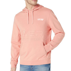 Meilleure vente sweats à capuche décontractés de haute qualité pour hommes couleur personnalisée 100% coton sur la taille motif solide pour l'hiver - Product Image 2