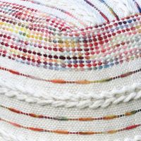 Pouf ottoman marocain imprimé en coton fait main, antistatique, coussin de sol pour mariage, repose-pieds, siège, décoration de salon - Grande Vente