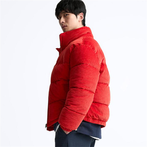 Chaqueta Acolchada Estilo Casual Personalizada Ville Sports con Cuello Alto, Chaqueta Acolchada de Pana de Alta Calidad para Hombre - Product Image 4