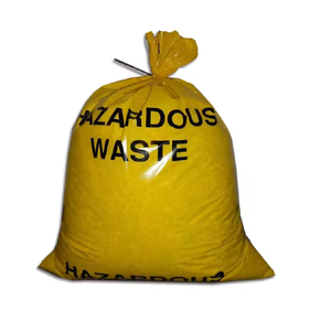 Sacs de déchets en plastique dangereux jaunes de haute qualité pour l'élimination de l'amiante approvisionnement fiable en gros d'usine du Vietnam - Product Image 5