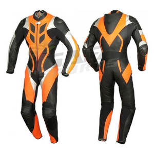 Venta al por mayor Auto OEM de alta calidad de cuero de vaca chaqueta de carreras de moto transpirable ropa deportiva de diseño personalizado de la motocicleta de los hombres - Product Image 2