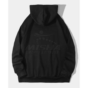 Sweat à capuche décontracté pour homme 100% coton, couleur unie, respirant, personnalisable, faible MOQ, meilleure qualité, vente en gros, nouveau style - Product Image 2