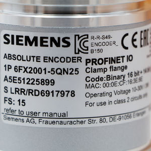 Bảo hành 1 năm 6fx2001-5qn25 Siemens 6fx20015qn25 giá mới và nguyên bản bộ mã hóa tuyệt đối nhiều lần hoạt động profinet 30 bit - Product Image 2