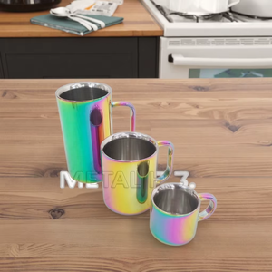 Ht Pmart DIY Logo 11oz Glitter Taza de cerámica Sublimación Blanks Glitter Tazas Leche Té Café Cerámica Glitter Taza Durable - Product Image 5