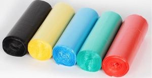 Bolsas de basura de plástico HDPE en rollo Envasado de alimentos de tamaño personalizado y productos envasados Precio barato - Product Image 4