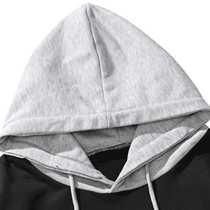 Sudadera con Capucha Extra Grande para Hombre, Estilo Invernal, Poliéster/Algodón Grueso, Hombros Caídos, Logotipo Personalizado, Impresión Digital, Ropa Urbana, Color Liso - Product Image 6
