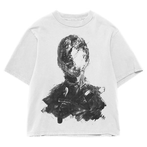 T-shirt ample surdimensionné personnalisé, délavé, style streetwear, coton lourd, coupé et cousu, t-shirts graphiques pour hommes, hip-hop - Product Image 4