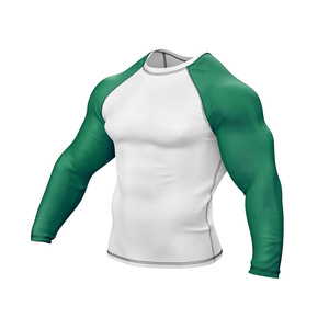 Service OEM, Rash Guard pour hommes, vente en gros, dernier design, respirant, manches longues, spandex, polyester, couleurs personnalisées, logo, fabriqué au Pakistan - Product Image 3