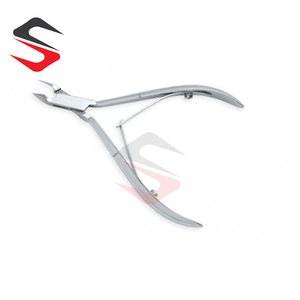 ชุดอุปกรณ์ดูแลเล็บมือและเล็บเท้า คีมตัดหนังกำพร้าสแตนเลสสตีลแบบสปริงคู่ พร้อมโลโก้สั่งทำระดับมืออาชีพ - Product Image 1