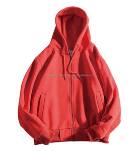 High Quality Sublimation Polyester Hoody French Terry Vintage Wash Zip Up Hoodie Embroidery Custom Hoodies - Product Image 5