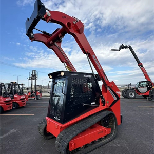 Mini-chargeuse compacte Manitou 2150RT d'occasion 2022 avec pompe hydraulique MOOG avant et pelleteuse Charge nominale de 200 tonnes - Product Image 1