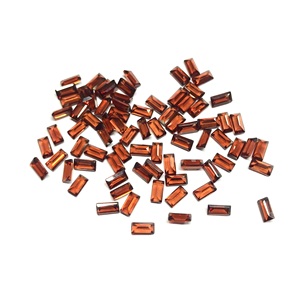 Haute qualité 2x4mm grenat rouge naturel IGI certifié Baguette en vrac à facettes pierres précieuses en vrac calibrées en vrac pierre de coupe en gros - Product Image 1