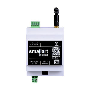 Smallart gw300.31 modbus rtu Master Gateway điều khiển với 2 cổng RS-485 24V AC/DC điện DIN đường sắt bao vây - Product Image 3