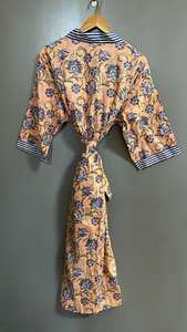 Peignoir kimono en coton pour demoiselle d'honneur, taille unique, cadeau pour elle - Product Image 5