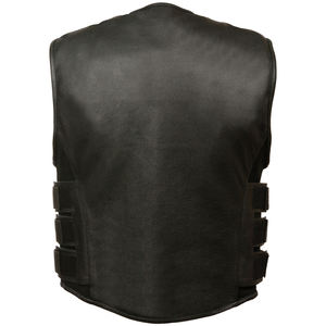 Gilet en cuir véritable de haute qualité pour hommes, respirant et imperméable, design personnalisé, prix de gros pour l'hiver - Product Image 2